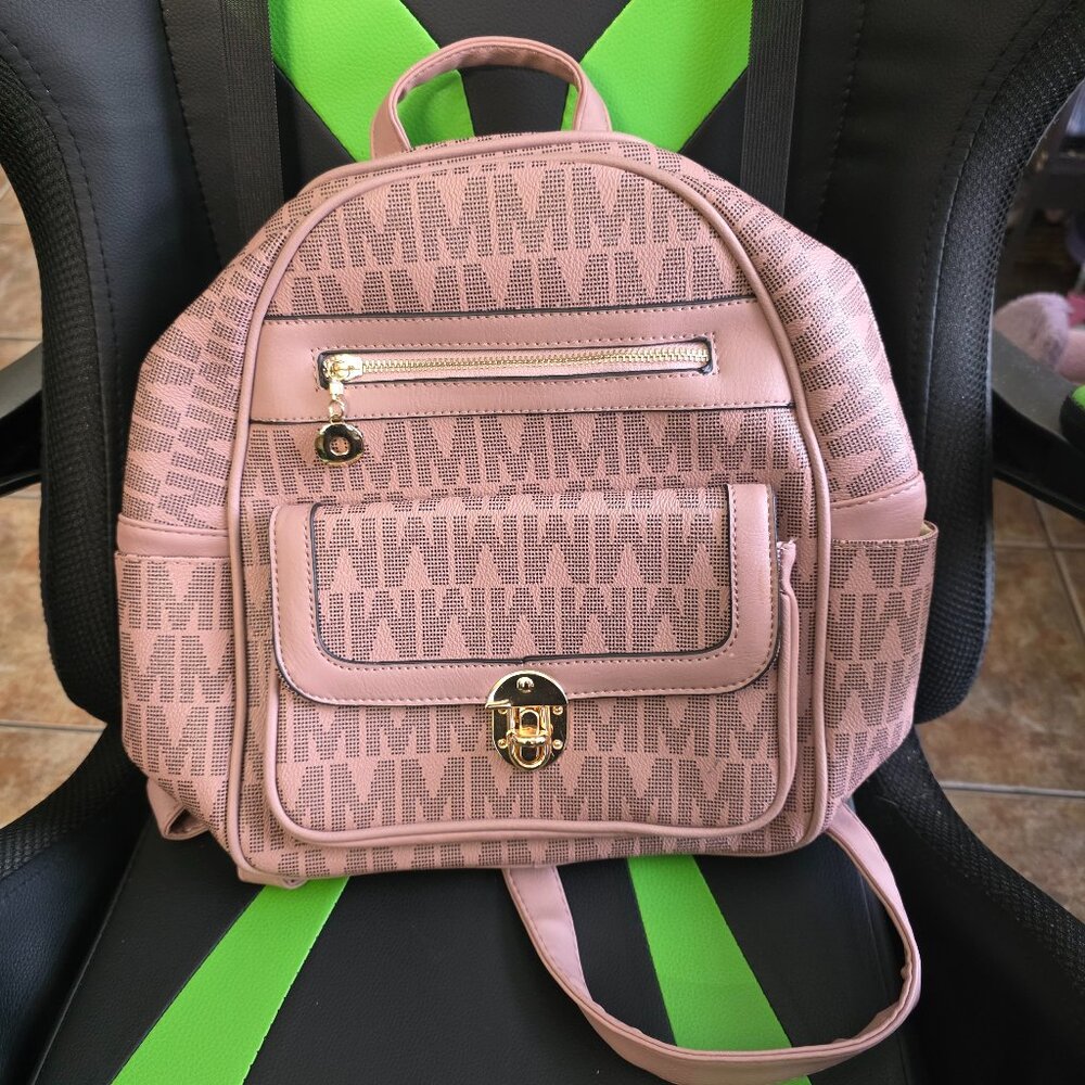 Tan and Black Bag